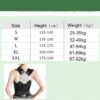 Adult Posture Corrector Belt Breathable Back Correction Strap Women Men Back Support Sitting Position Correction Tool S-XXL