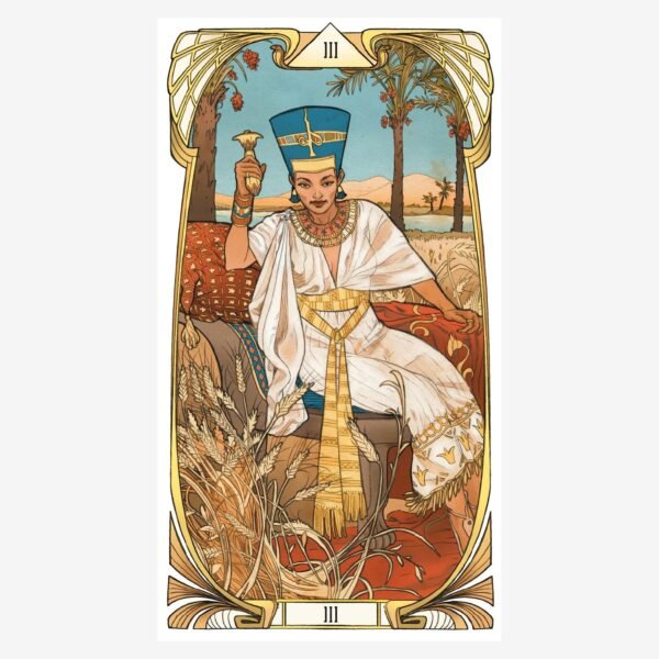 NEW Egyptian Art Nouveau Tarot Card Oracle Deck 78pcs Tarot Card Board Game Oracle Cards Tarot Deck Divination Astrology