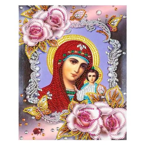 5D Diamond Painting Jesus Cross Religious Figures Picture Embroidery Church Utensils Virgen Maria Rhinestone Home Decor