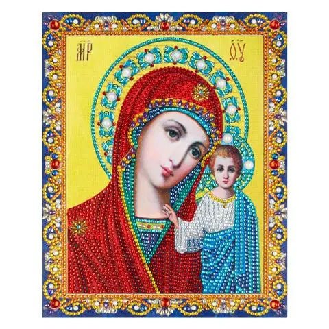5D Diamond Painting Jesus Cross Religious Figures Picture Embroidery Church Utensils Virgen Maria Rhinestone Home Decor