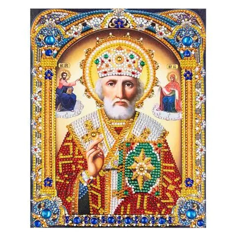 5D Diamond Painting Jesus Cross Religious Figures Picture Embroidery Church Utensils Virgen Maria Rhinestone Home Decor