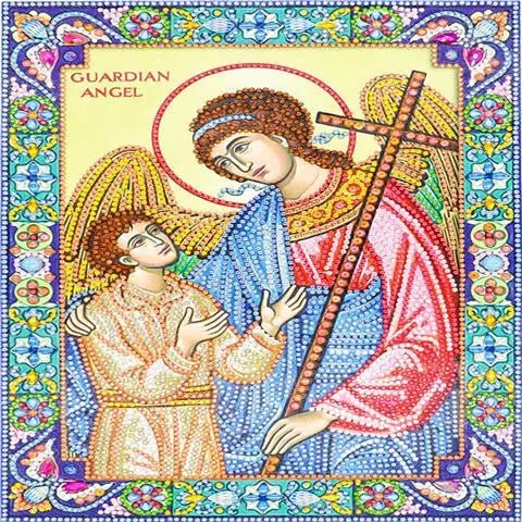 5D Diamond Paiting DIY Jesus Cross Wall Decor Religious Figures Church Utensils Rhinestone Catholic Mary Statue Ortho