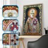 5D Diamond Paiting DIY Jesus Cross Wall Decor Religious Figures Church Utensils Rhinestone Catholic Mary Statue Ortho