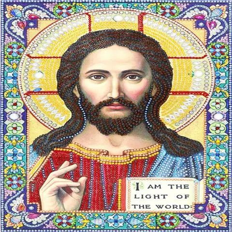 5D Diy Diamond Jesus Cross Painting Wall Decor Religious Embroidery Mary Statue Cathlic Figures Of Rhinestone Orthodox Gift