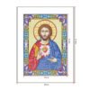 5D Diy Diamond Jesus Cross Painting Wall Decor Religious Embroidery Mary Statue Cathlic Figures Of Rhinestone Orthodox Gift