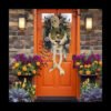 New Halloween Mummy Wreath for Front Door, Halloween Wreath Mummy Halloween Wreath Scary Halloween, Halloween Skull
