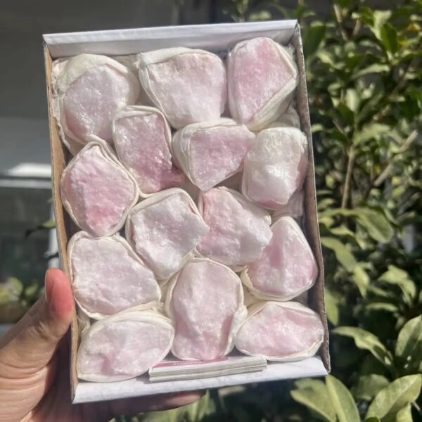 Natural minerals amethyst geodes box crystal cluster