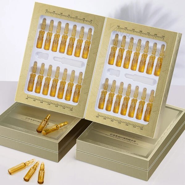 Astaxanthin Anti Wrinkle Facial Ampoules Sets Collagen Firming Serum Vitamin C Anti-Aging Essence Hyaluronic Acid Beauty Health