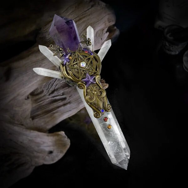Crystal Wands: Hand-Carved Natural Amethyst Unlock The Magick