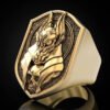 Anubis Egyptian Ring