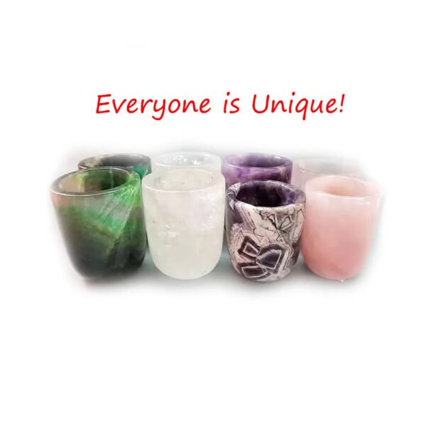 Unique Natural Crystal Tea Cup Green Fluorite Crystal Cups Carving Craft Real Stones For Healing Gift Home Decoration Fengshui