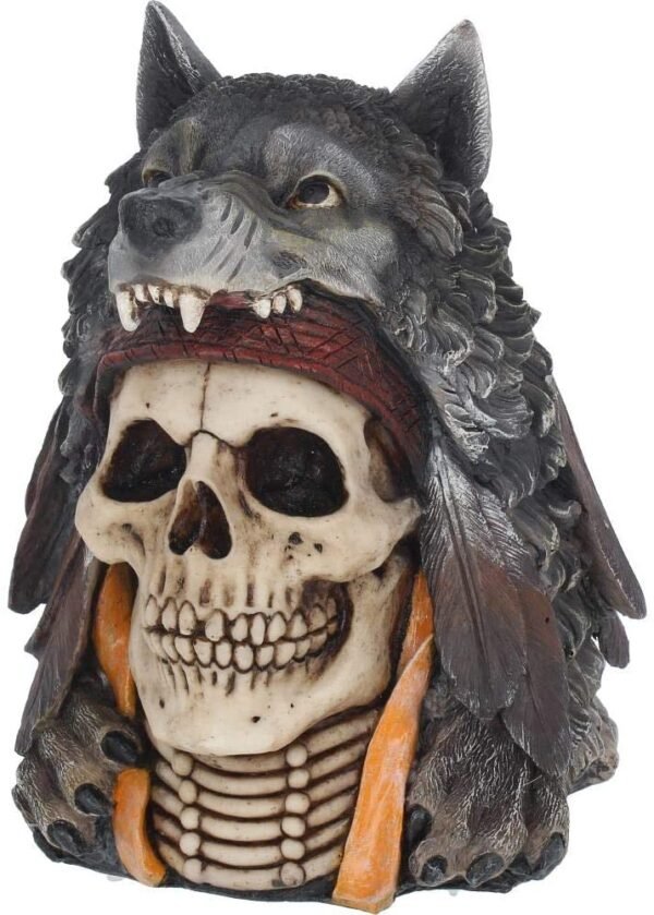 Dark Collection~Wolf Spirit Figurine 29cm Ivory