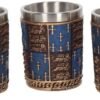 Magicun N.Giftware~Medieval (Set of Four) Shot Glasses 12cm Blue