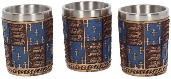 Mythology Collection~ Medieval (Set of Four) Shot Glasses 12cm Blue
