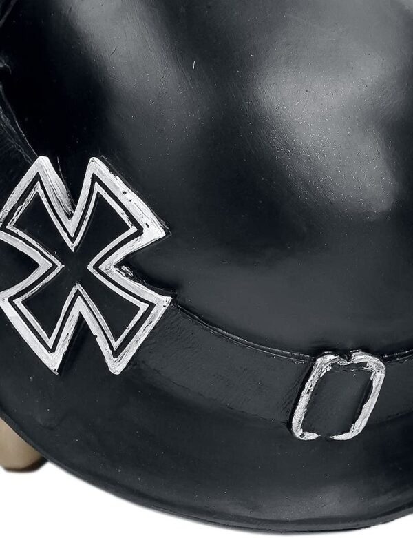 Mythology Collection~ Iron Cross Skull Figurine 17cm Ivory