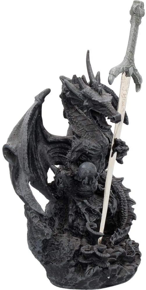 Nemesis Now Oath of The Dragon 19cm, Resin, Black