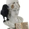 Magicun  Collection~The Raven Nevermore On Pallas Athena Bust Statue