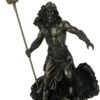 Magic  Collection~Greek God Poseidon Standing Over Crashing Waves Statue