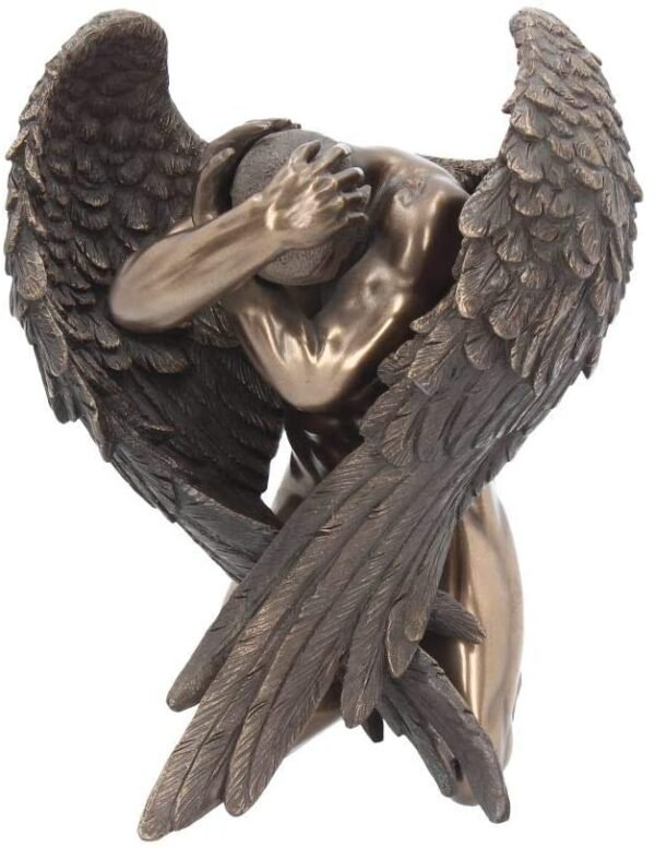 Light Collection~Angels Retreat 16cm Figurine, Bronze