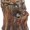 Light Collection~Aged Oak Backflow Incense Burner 11cm Brown