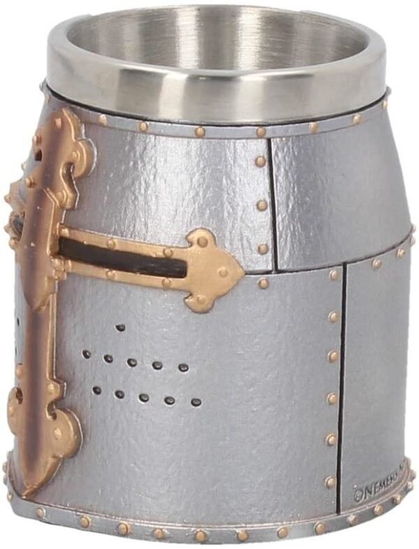Mythology Collection~ Crusader (Set of Four) Shot Glasses 14cm Silver