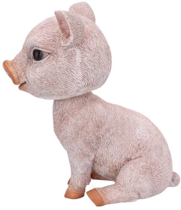 Animal Collection~ Bob Trotter Pink Pig Bobble Head Figurine, Polyresin, 15.5cm