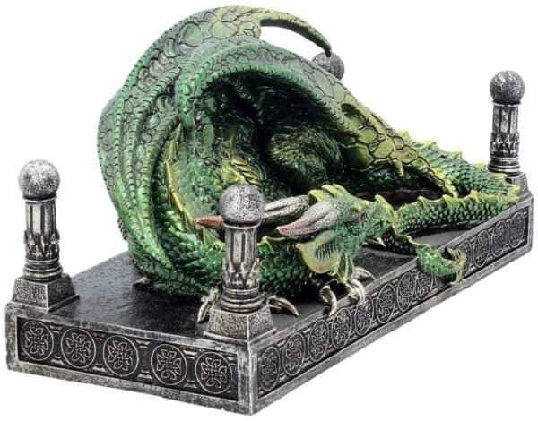 MAGICUN N.GIFTWARE~ Dragon's Den Figurine 13cm Green
