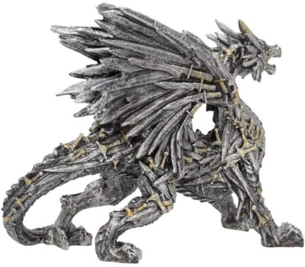 Steampunk Collection~Swordwing Small 20.5cm Figurine, Silver, One Size