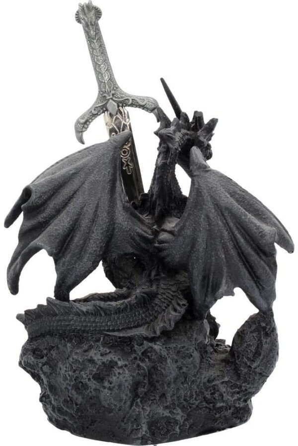 Magicun N.Giftware~Oath of The Dragon 19cm, Resin, Black