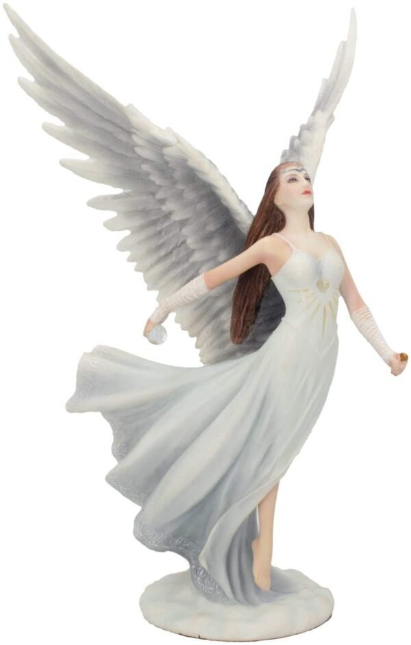 Artist Collections~ Ascendance Anne Stokes Figurine 28cm White, Resin, One Size