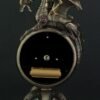 Magic  Collection~Steampunk Dragon Bronze Finish Table Clock with Moving Clockworks