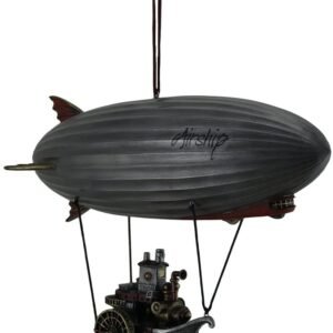 Magic  Collection~Full Steam Ahead Steamship Gondola Hanging Steampunk Airship Statue