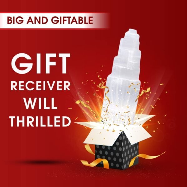 Selenite Crystal Lamp Crystal Light Lamp, Healing & Meditation Extra Large Crystal