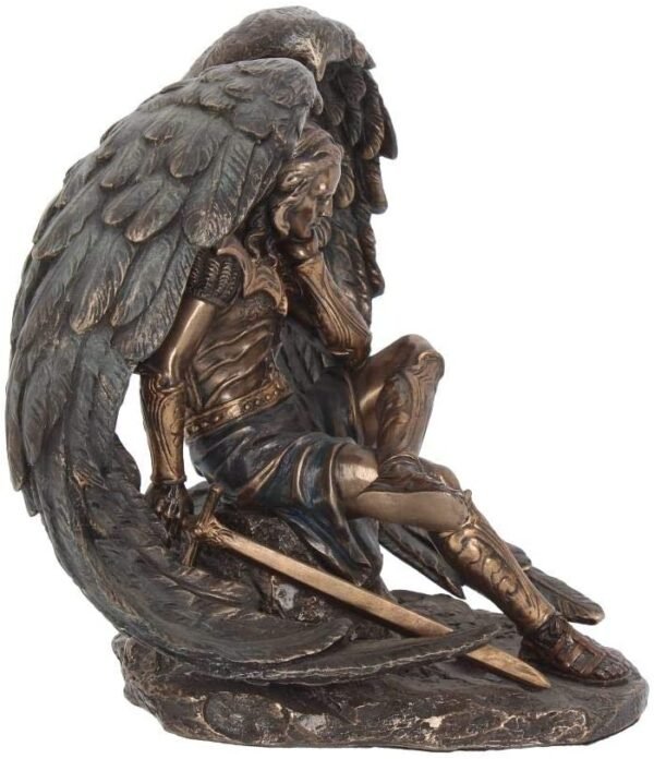 Light Collection~Lucifer The Fallen Angel Figurine 16.5cm Bronze