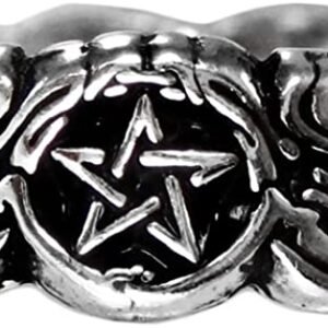 Soloman Pentant~Sterling Silver Celtic knot Pentacle Banshee Guardian Ring Jewelry (Size 4-12)