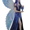 Magicun  Collection~Resin Statues Anne Stokes Enchantment Blue Butterfly Fairy Statue 5 X 10 X 5 Inches Blue