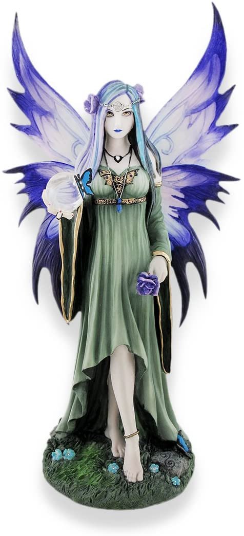 Magic  Collection~Anne Stokes `Mystic Aura` Fantasy Fairy Statue
