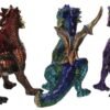 Fantasy Collection~ Scaled Squad Set of 3, Resin, Multi-Coloured, One Size