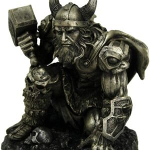 Magicun N.Giftware~Thunder of Thor 19cm Figurine, Bronze