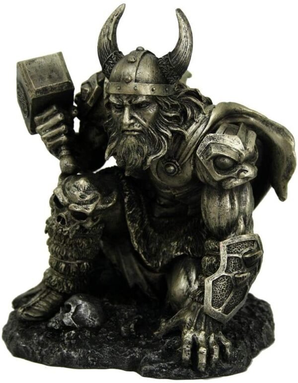 Magicun N.Giftware~Thunder of Thor 19cm Figurine, Bronze