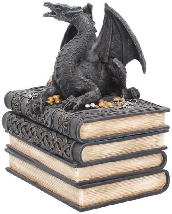 Magicun N.Giftware~Secrets Of The Dragon Box 19cm Black