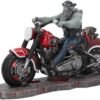 Magicun N.Giftware~Zombie Biker 20cm James Ryman Figurine, us:one Size, Black