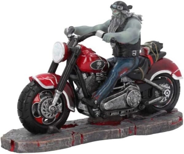 Magicun N.Giftware~Zombie Biker 20cm James Ryman Figurine, us:one Size, Black