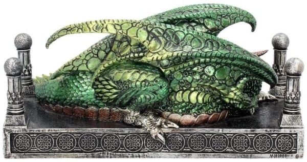 MAGICUN N.GIFTWARE~ Dragon's Den Figurine 13cm Green