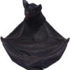 Dark Collection~Winged Watcher Bat Trinket Holder Jewellery Dish, Polyresin, Black, 24.1cm