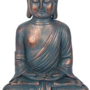 Spirit of Equinox Blue Sitting Buddha Hands On Lap