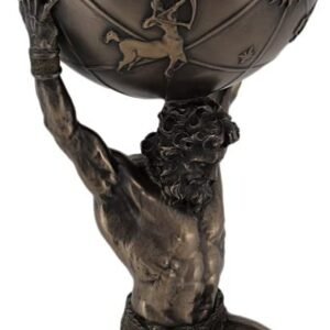 Magic  Collection~Kneeling Atlas Holding Heavens Statue/Trinket Box