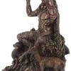 Wiccan Collection~Cernunnos and Animals 23cm Figurine, Bronze