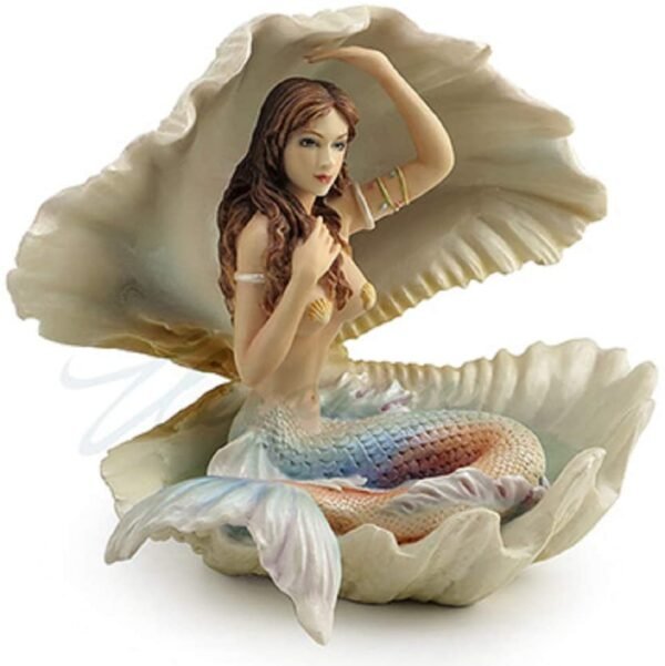 Magic  Collection~Mermaid Sitting in a Seashell Sculpture