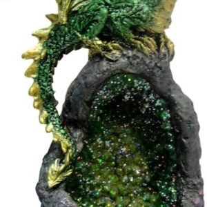 Fantasy Collection~ Emerald Crystal Guard Figurine, Green, One Size